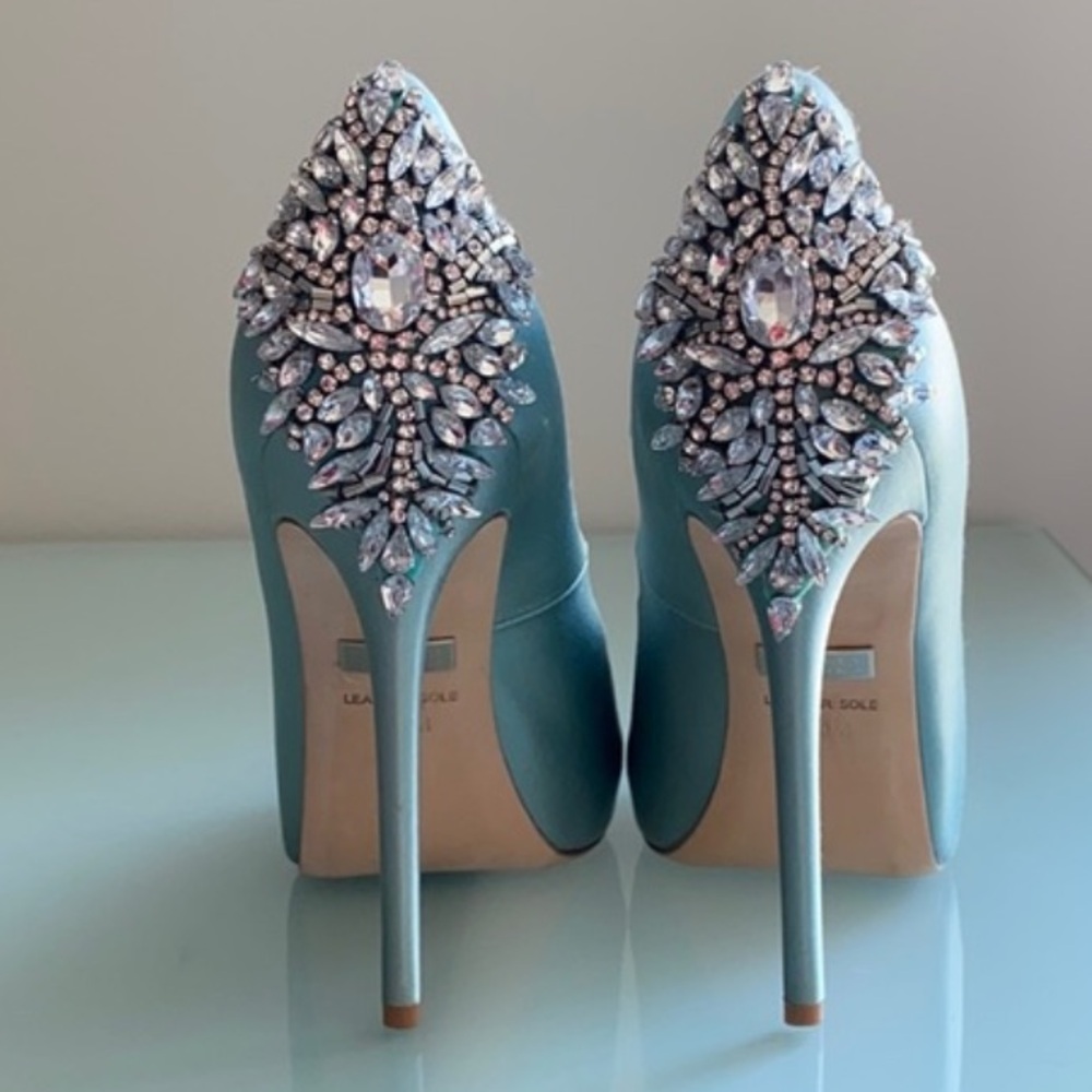 BADGLY MISCHKA KIARA PEEP TOE STILETTOS - Picture 3 of 14